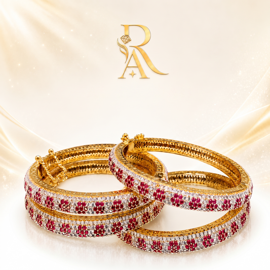 Ruby Bloom Luxe Bangles