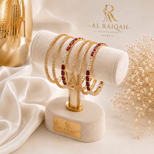 Crimson Royale Bangles